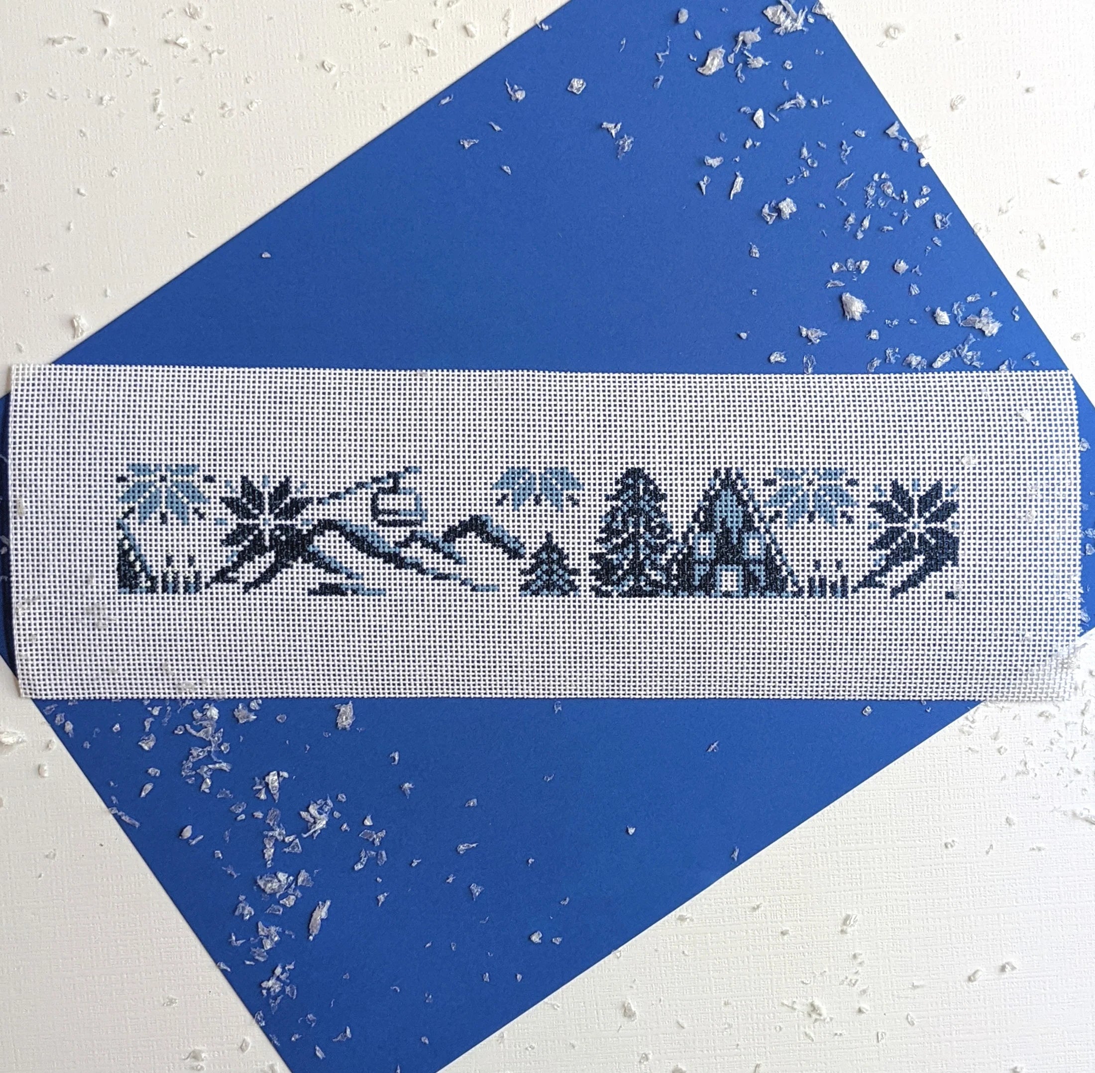 Winter Ski Fob Canvas