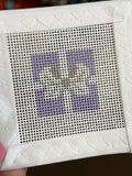 White Bow Purple Box Mini Canvas