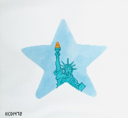 Statue of Liberty Star Canvas