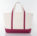 Large Classic Tote: Maroon