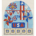 Red White and Blue USA Patriotic Canvas