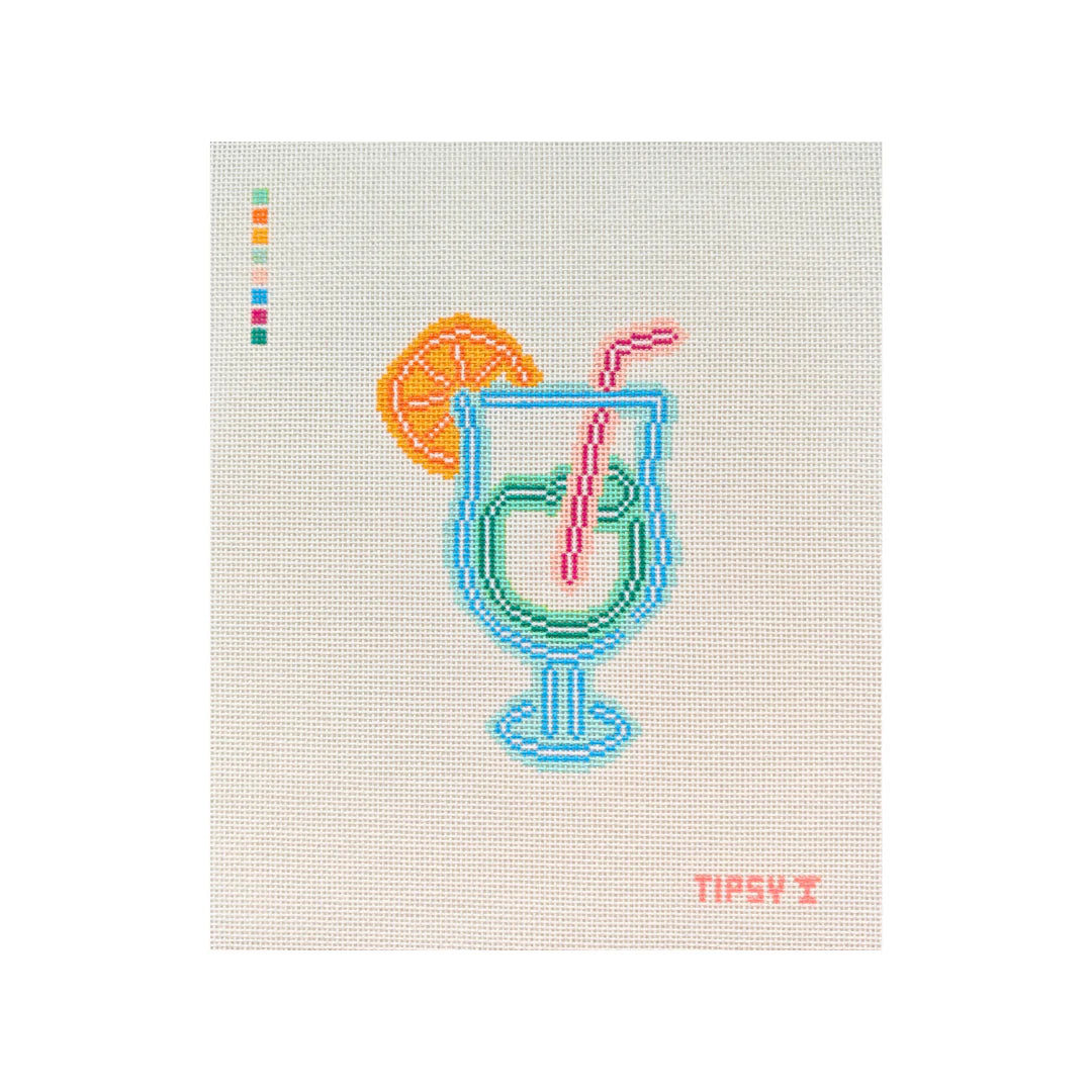 Neon Cocktail Canvas