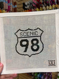 Scenic Highway 98 Canvas