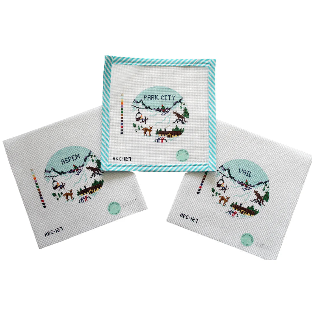 Big Sky Travel Round Canvas