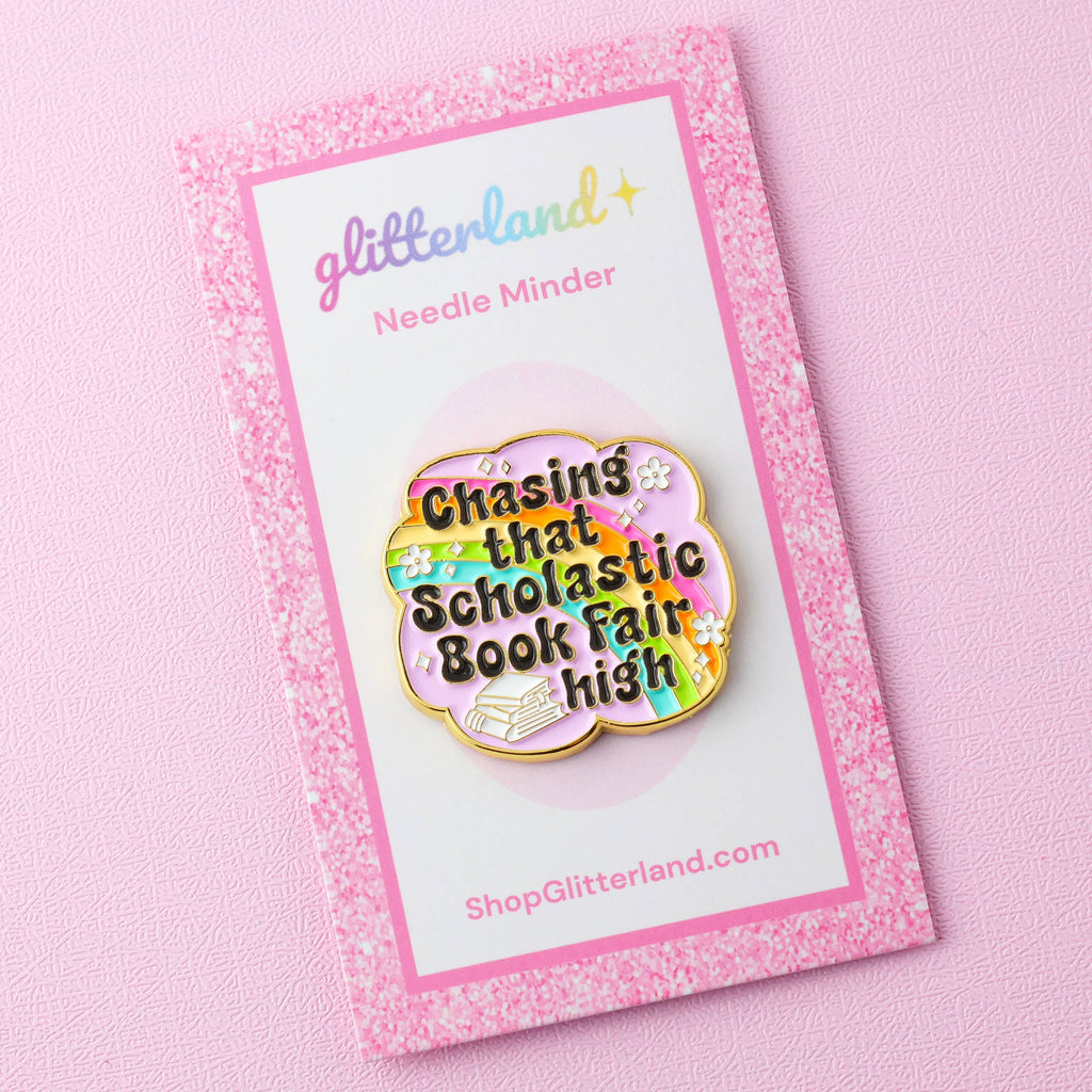 Scholastic Book Fair High Bookish Needle Minder