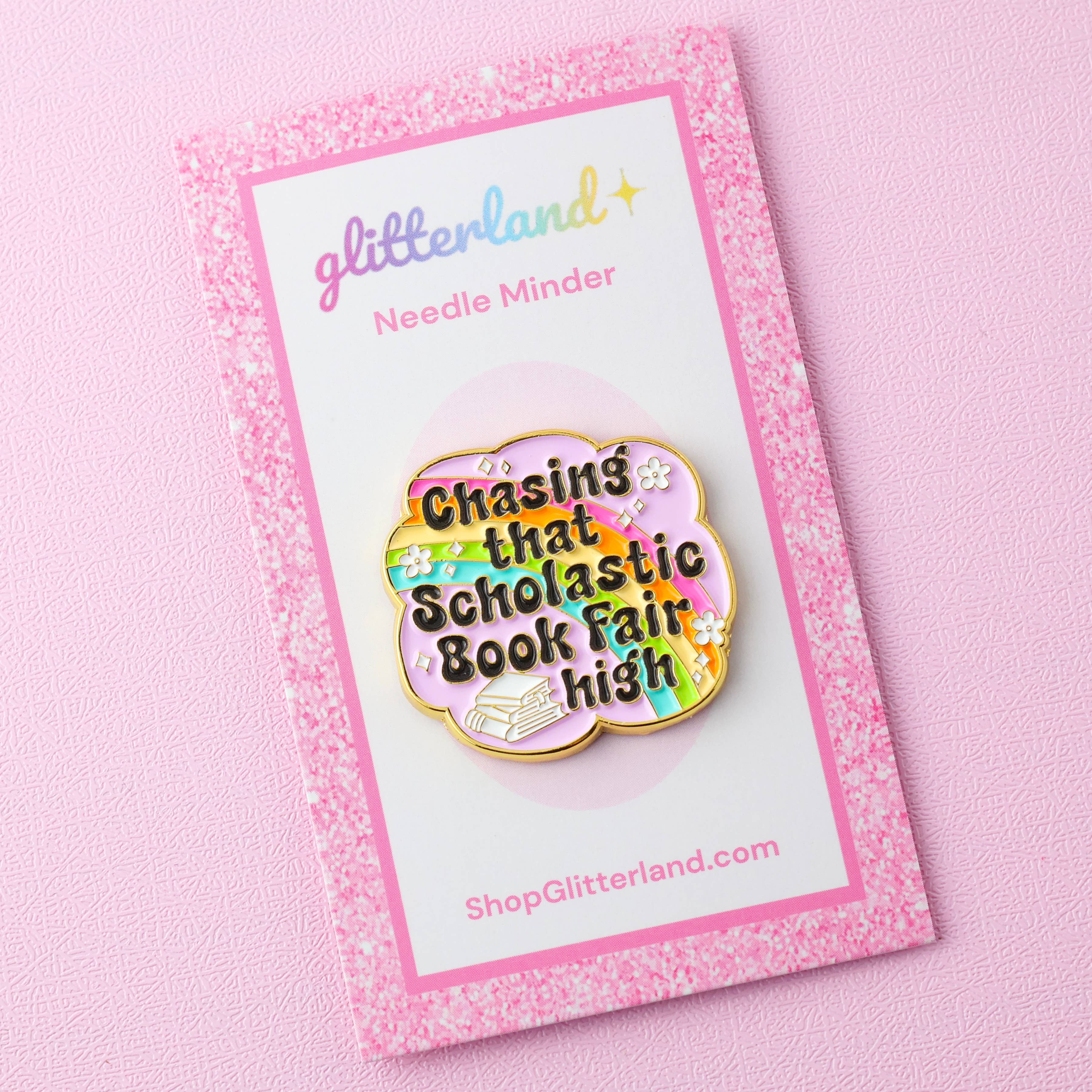 Scholastic Book Fair High Bookish Needle Minder