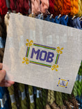 MOB Mardi Gras Sign Canvas