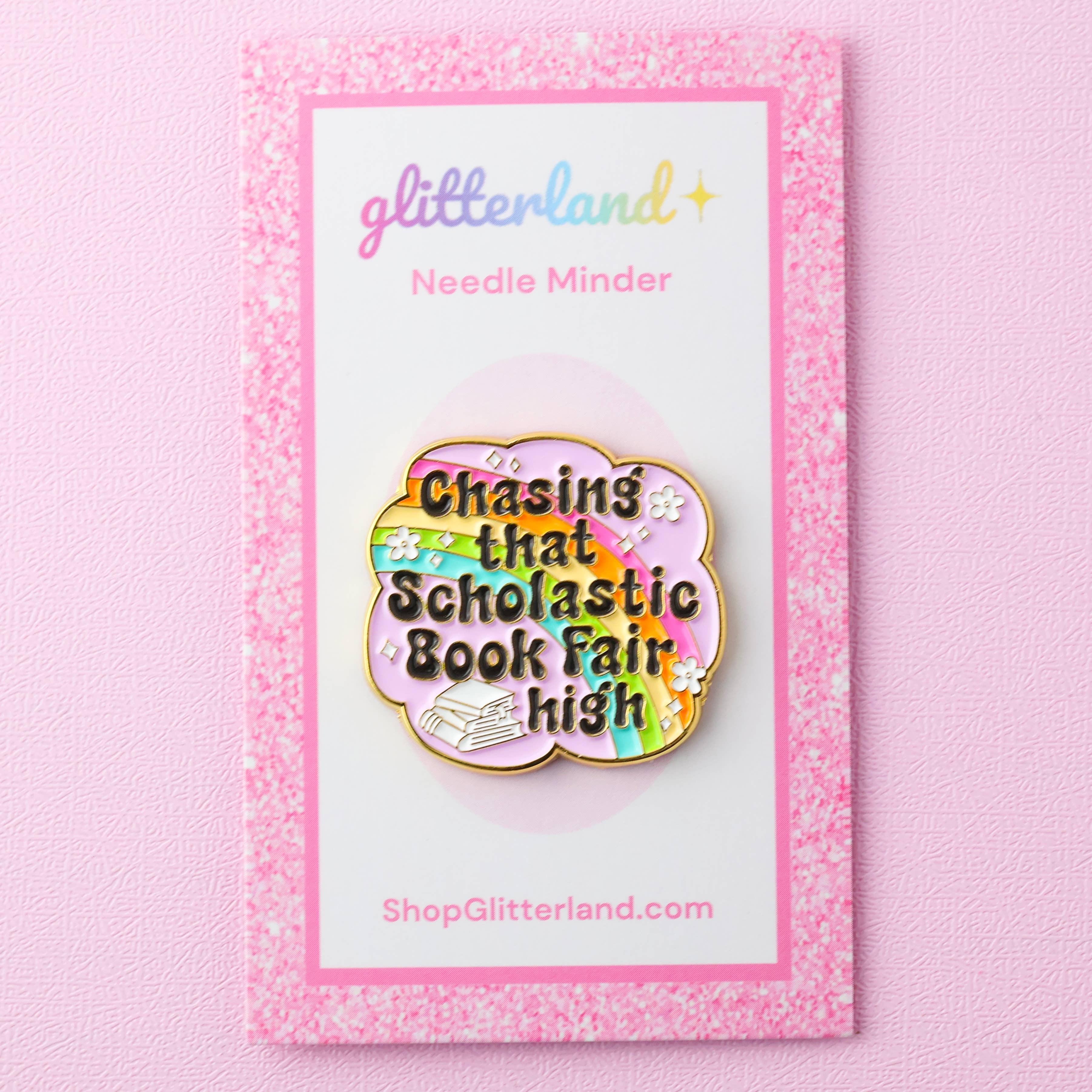 Scholastic Book Fair High Bookish Needle Minder