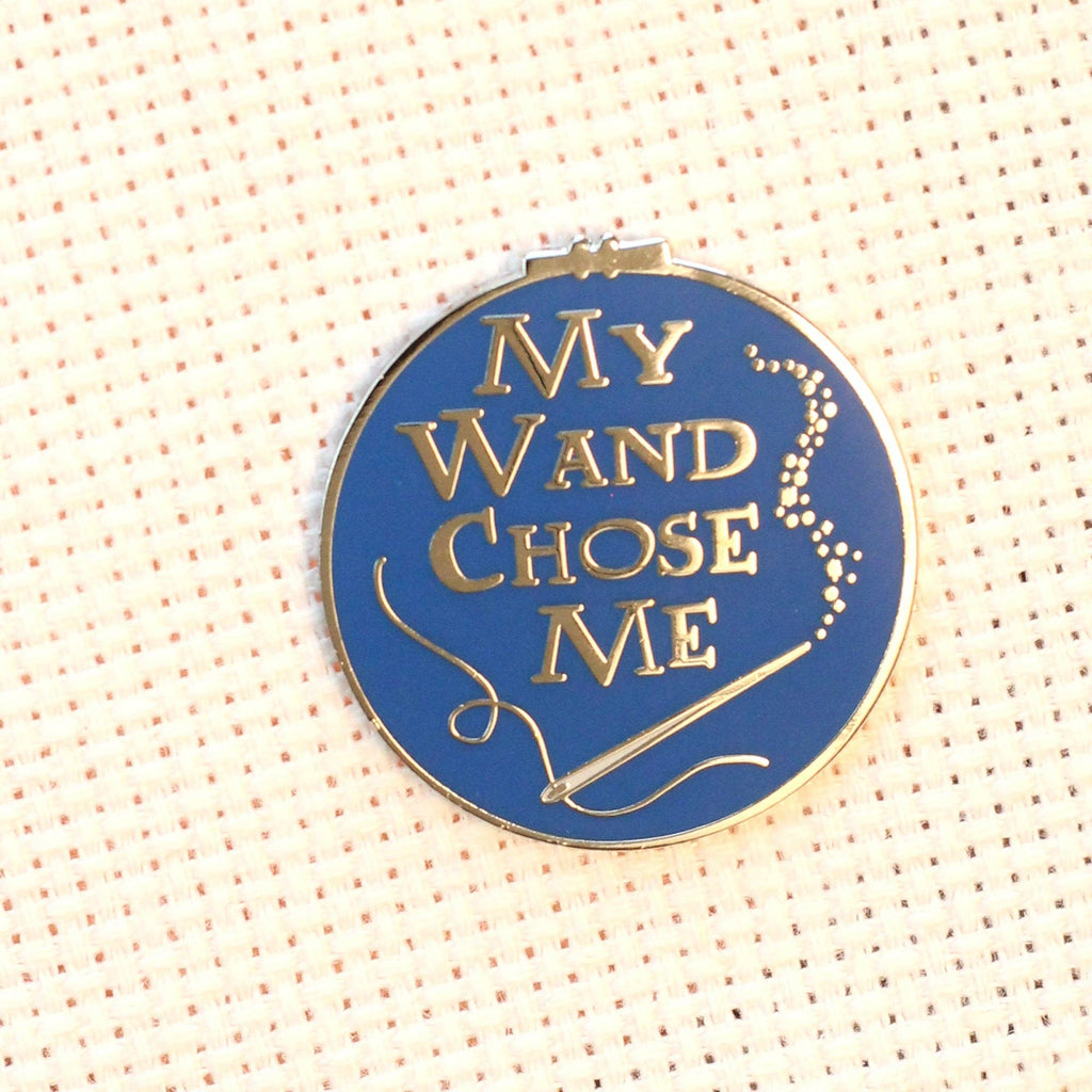 My Wand Chose Me Wizarding House Needle Minders: Blue