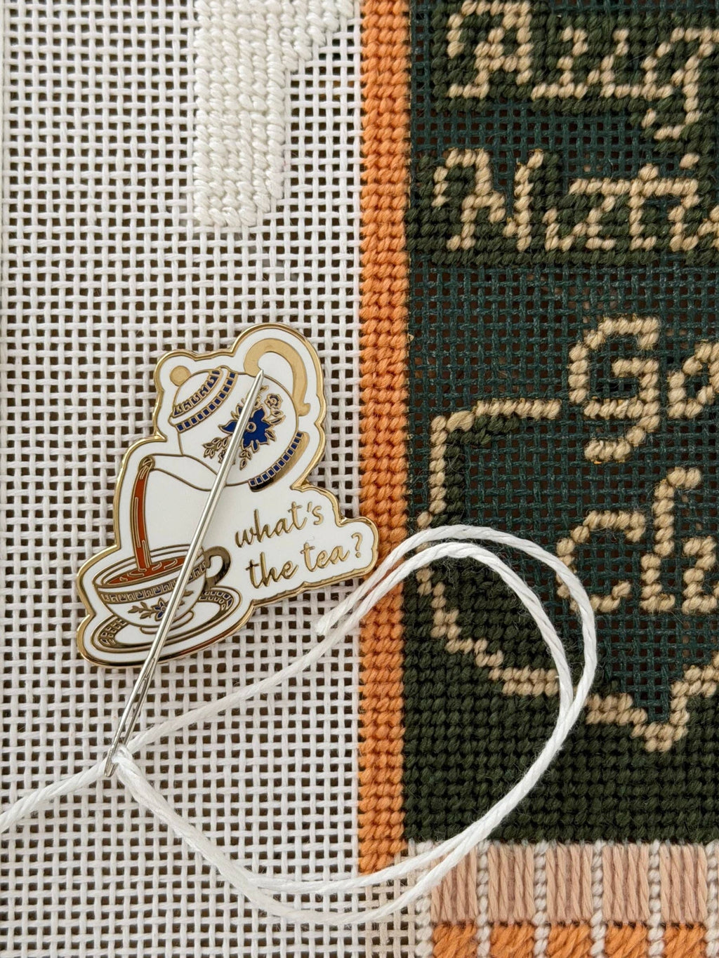 What’s the tea Needle Minder