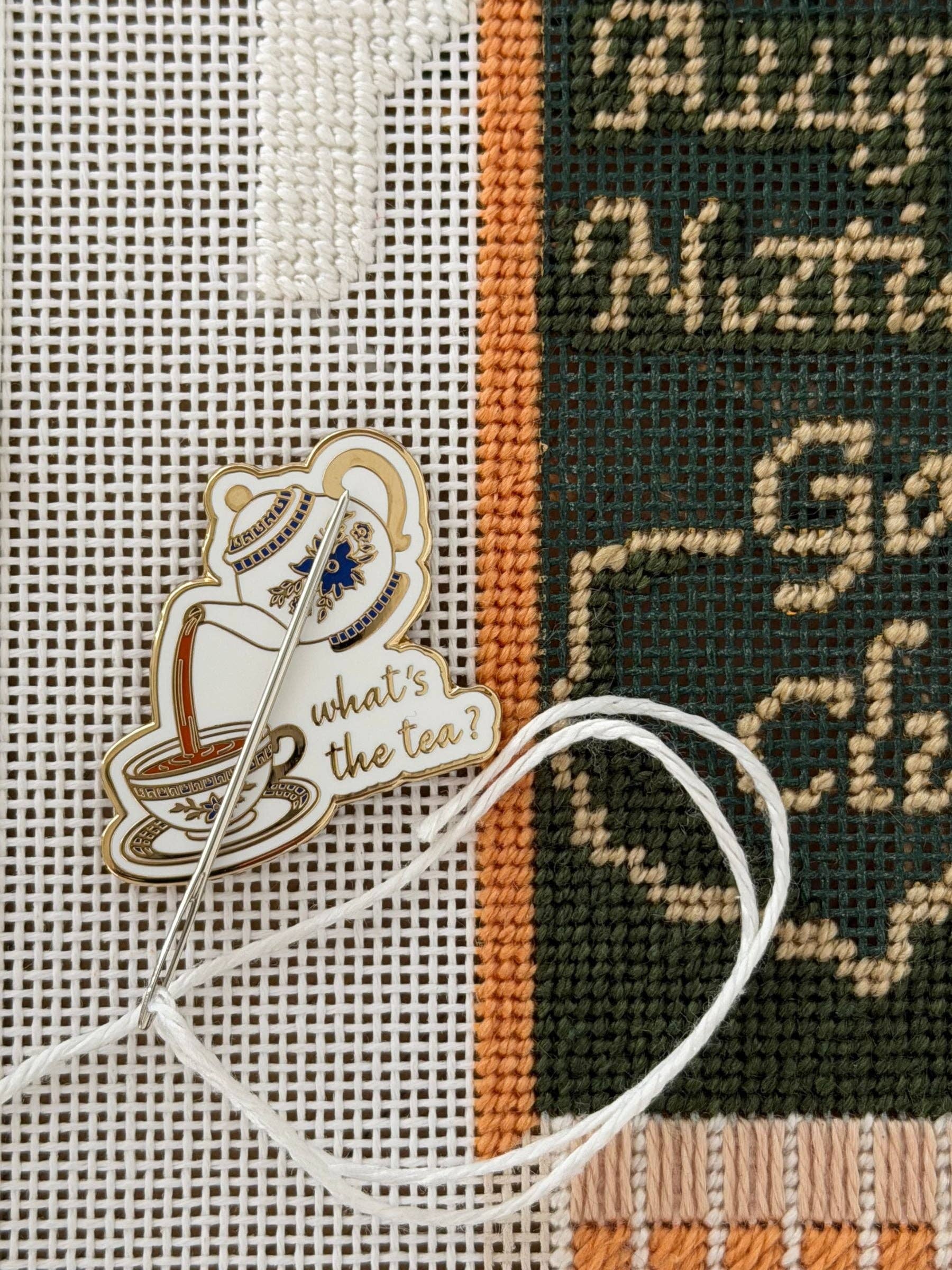 What’s the tea Needle Minder
