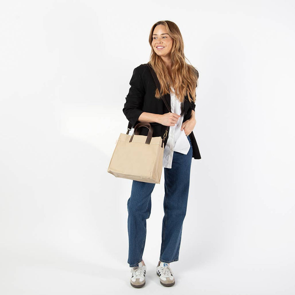Mini Advantage Tote  Bag: Natural