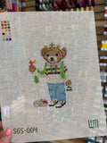 Mardi Gras Bear Canvas