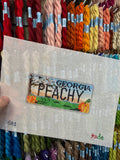 Georgia License Plate (Peachy) Canvas