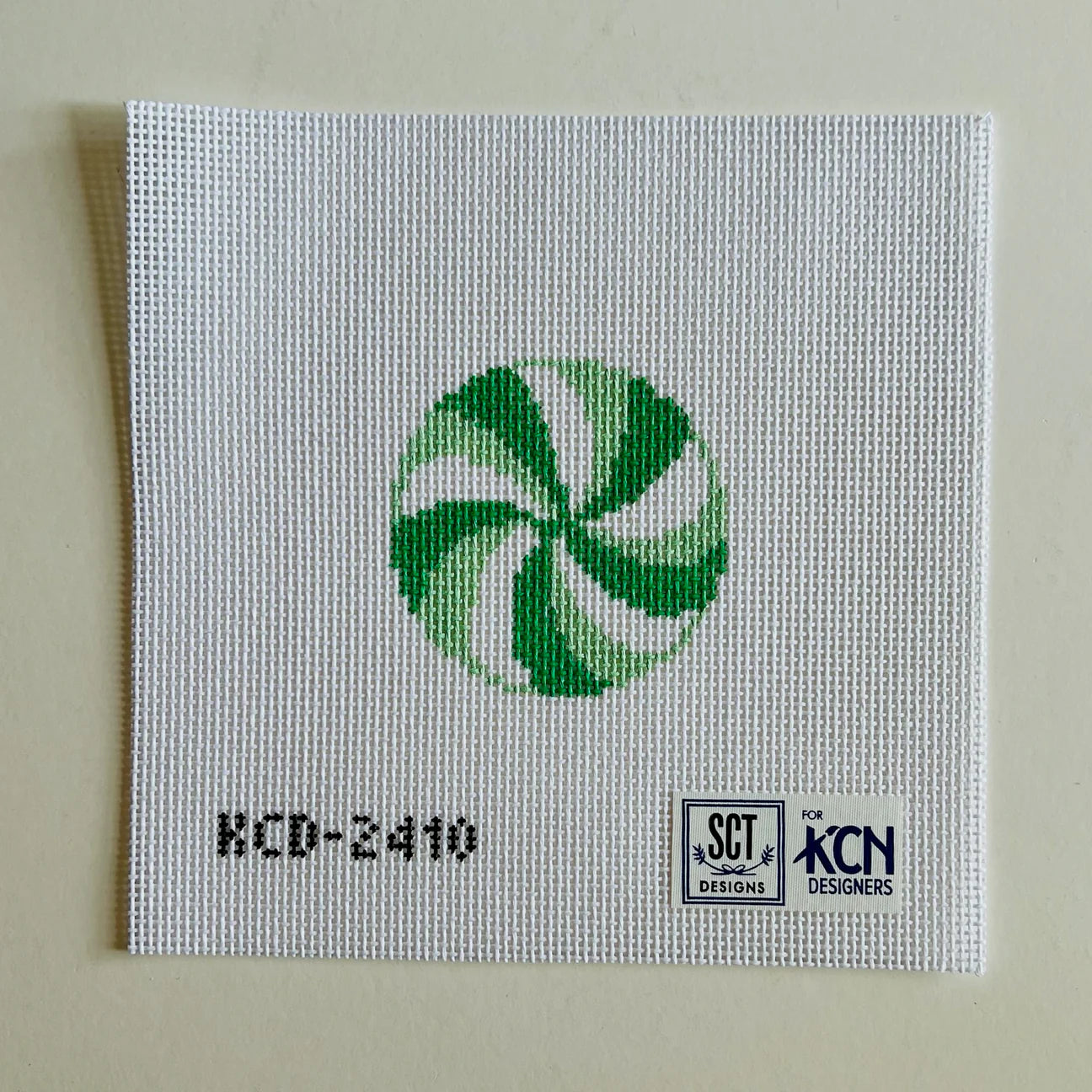 3" Green Mint Canvas