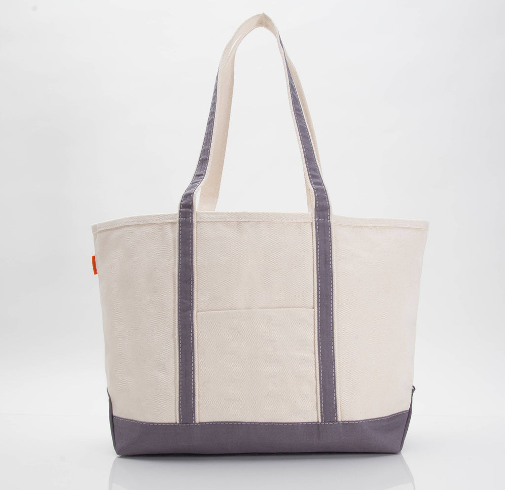 Pockets Medium Classic Tote: Gray
