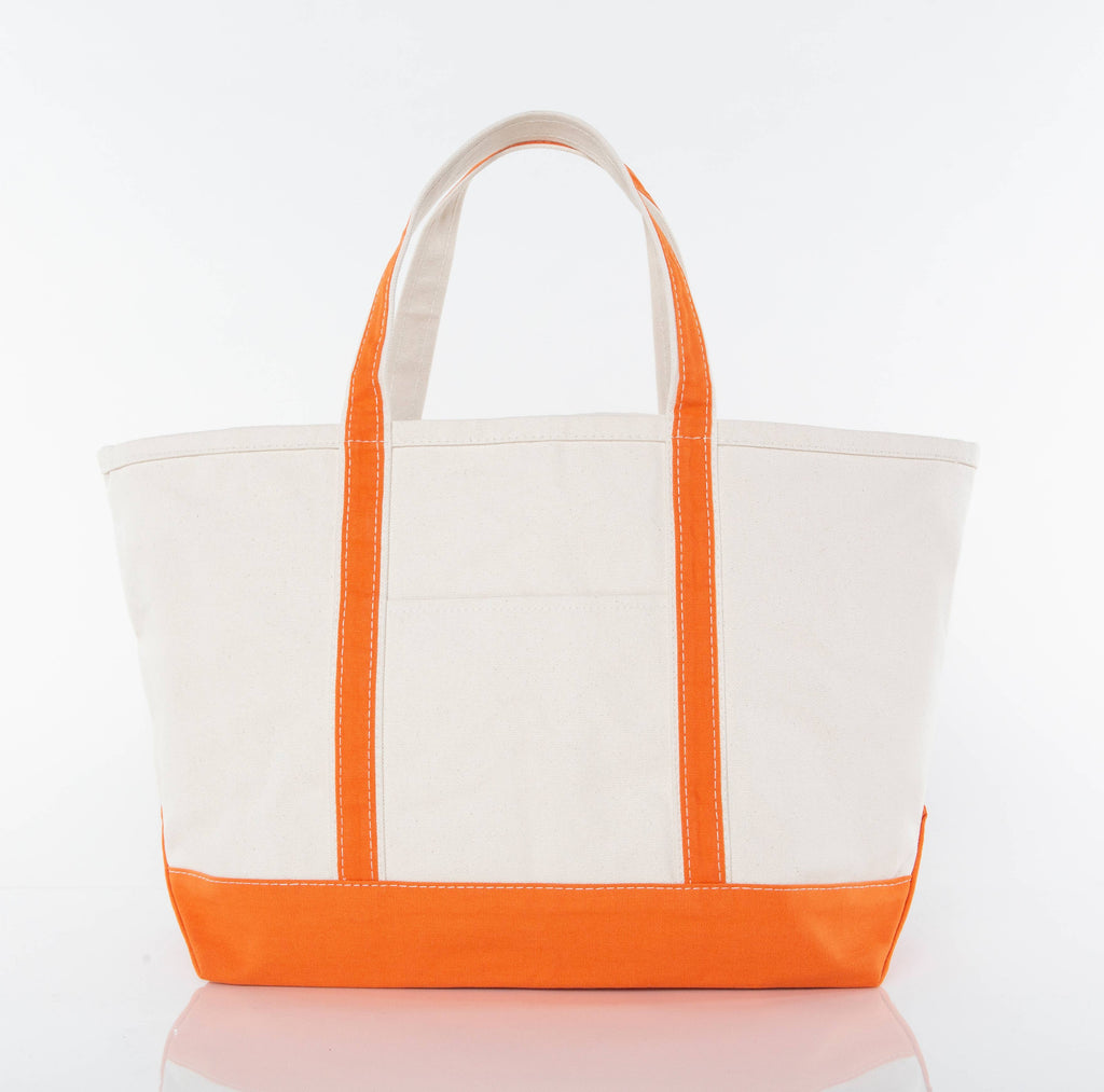 Large Classic Tote: Orange