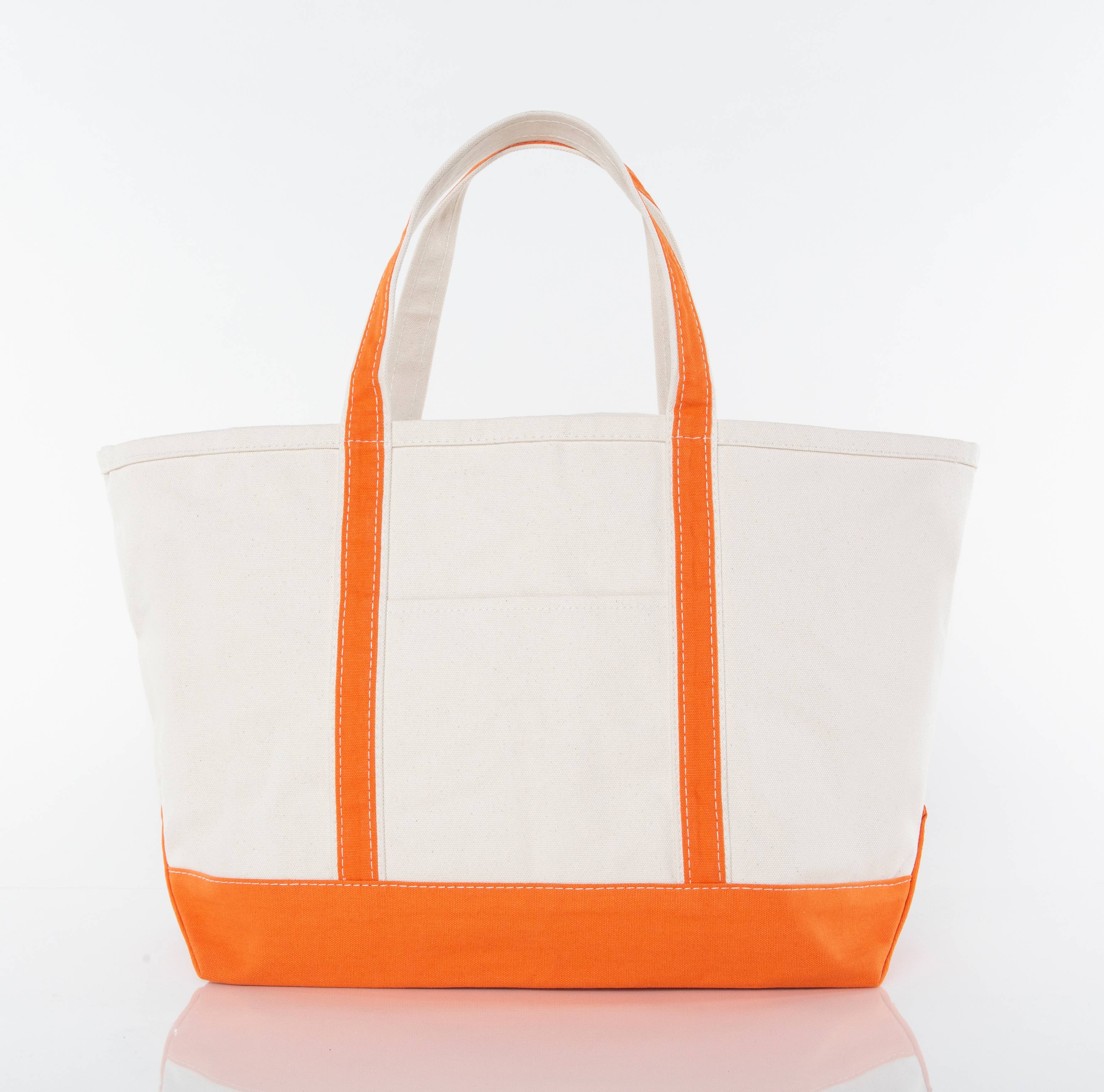 Large Classic Tote: Orange