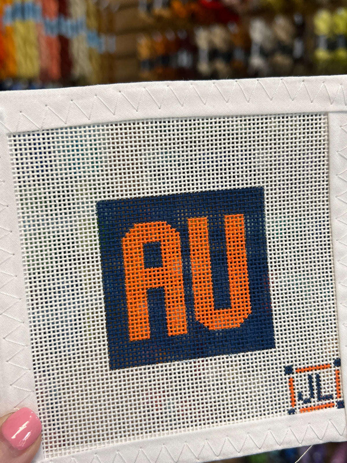 AU (Auburn) 2" Square Canvas