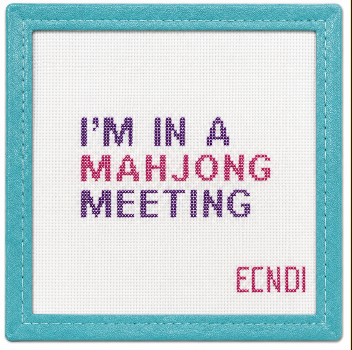 In a Mahjong Meeting Canvas