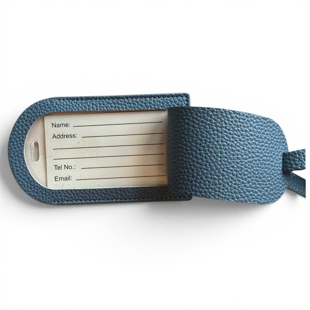 Self Finishing Luggage Tag: Navy