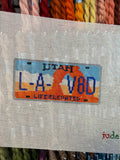 Utah License Plate (L A V8D) Canvas