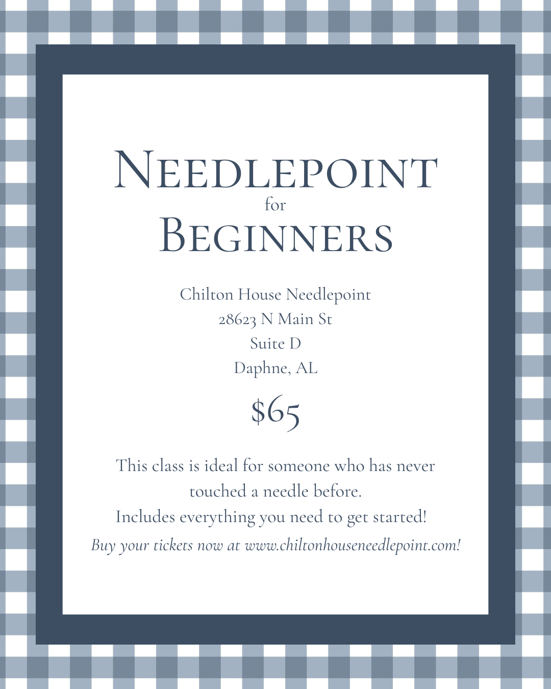 Needlepoint for Beginners