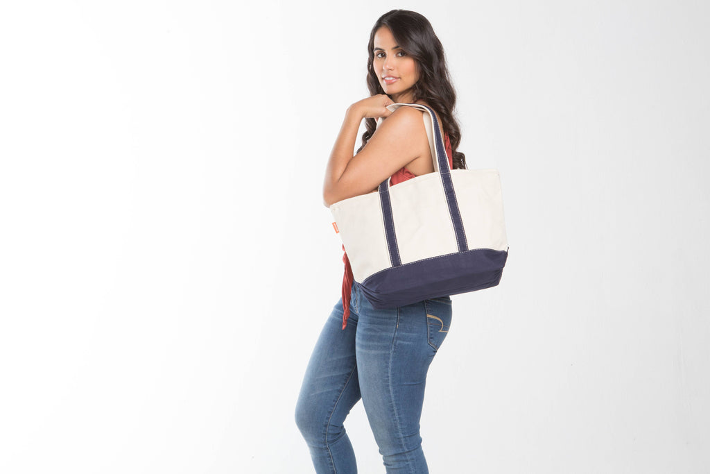 Pockets Medium Classic Tote: Gray