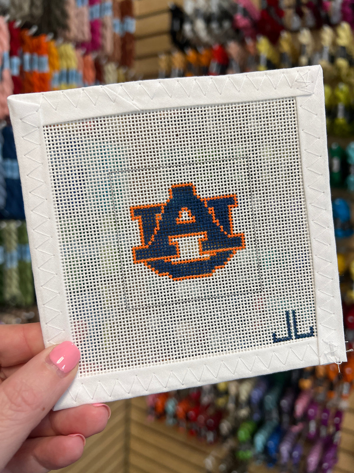 Auburn Logo 2" Square Canvas