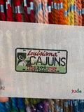 Louisiana License Plate (CAJUNS) Canvas