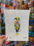 Mardi Gras Jester Nutcracker Canvas