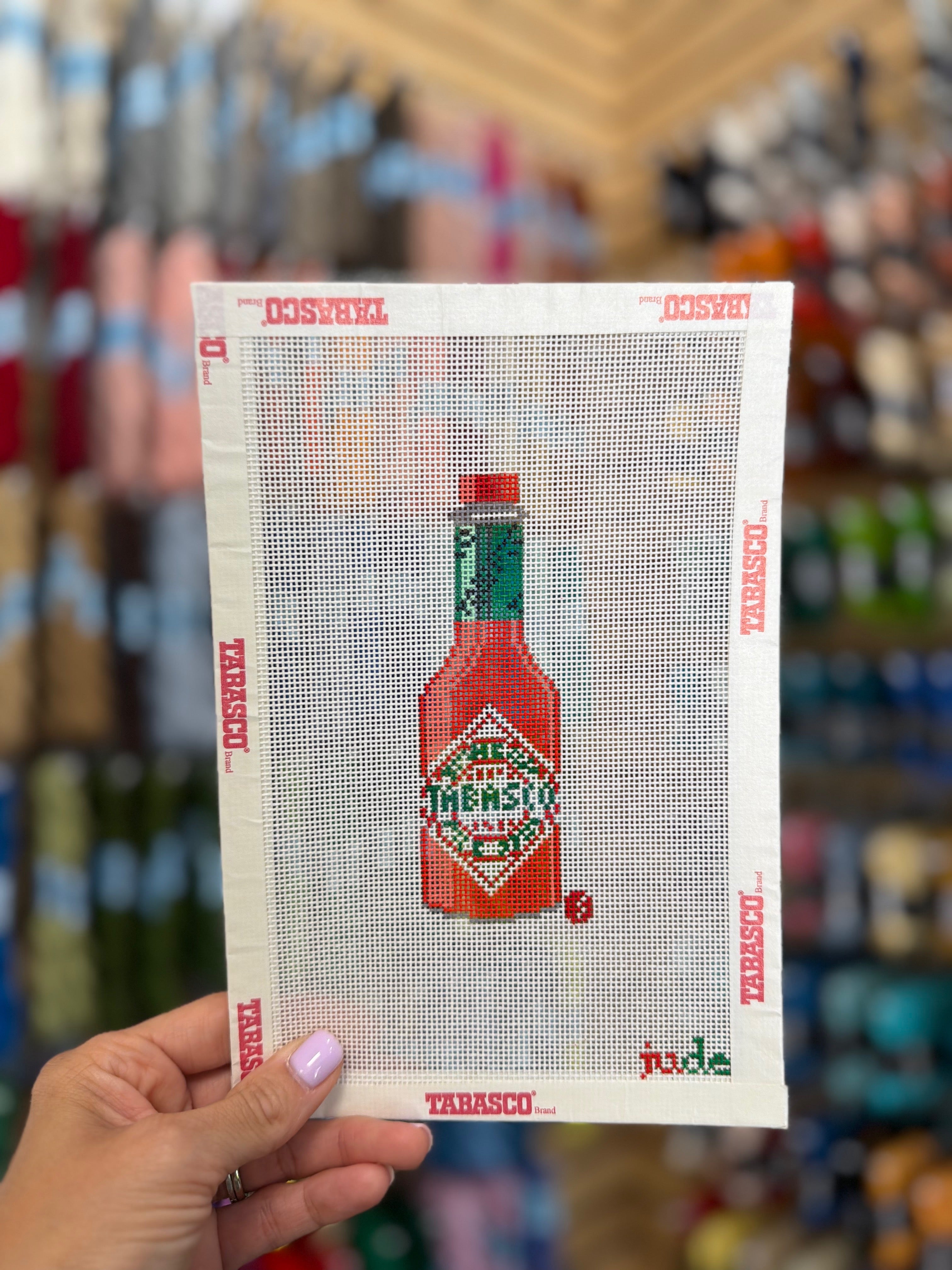 Tabasco Small Bottle Canvas