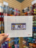 LSU No. 1 License Plate Canvas