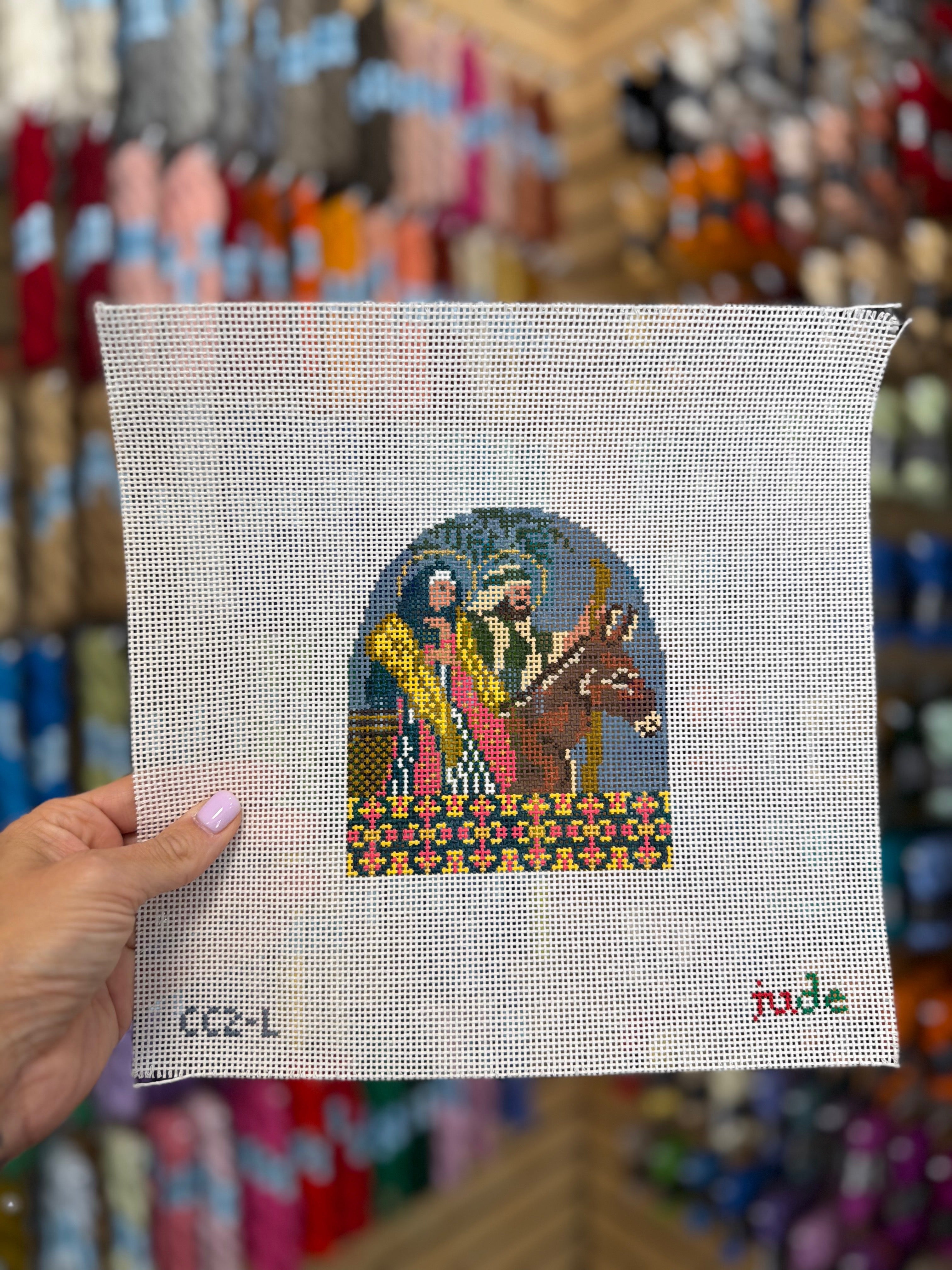 2 Mary and Joseph Nativity Canvas