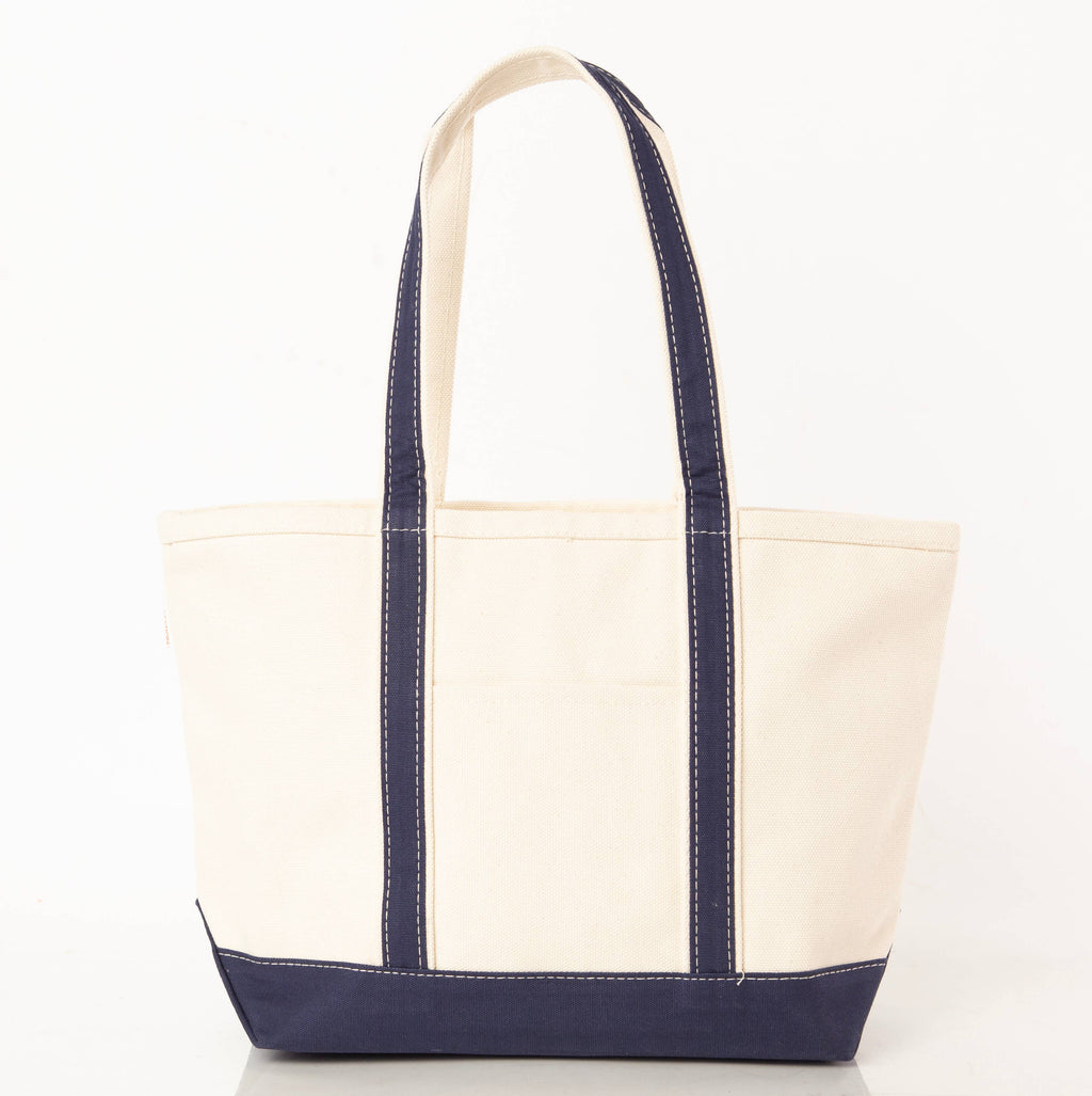 Pockets Medium Classic Tote: Navy