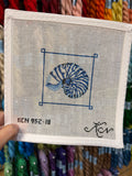 Giant Banded Snail Shell Canvas