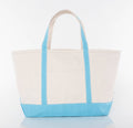 Large Classic Tote: Baby Blue