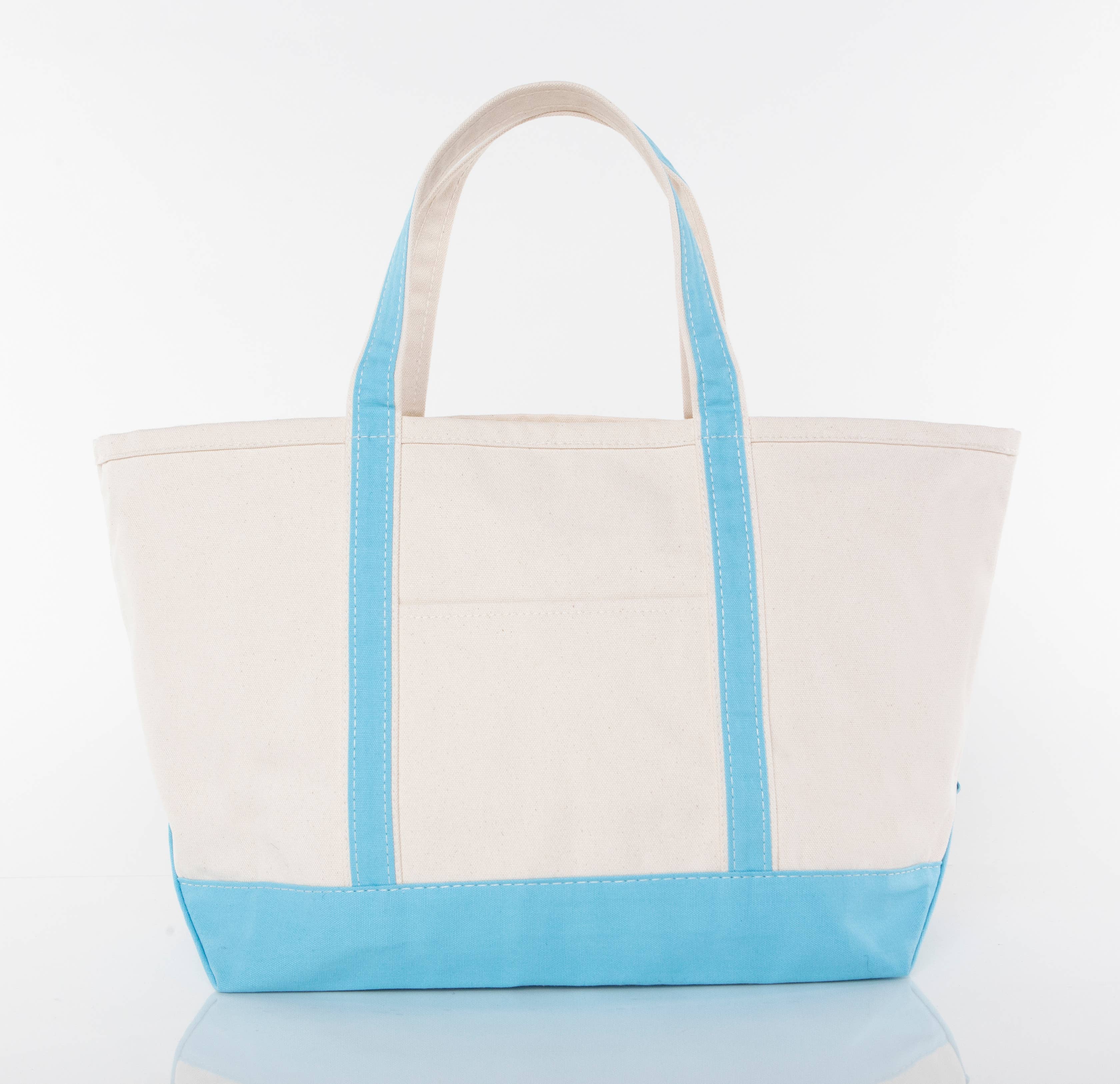 Large Classic Tote: Baby Blue