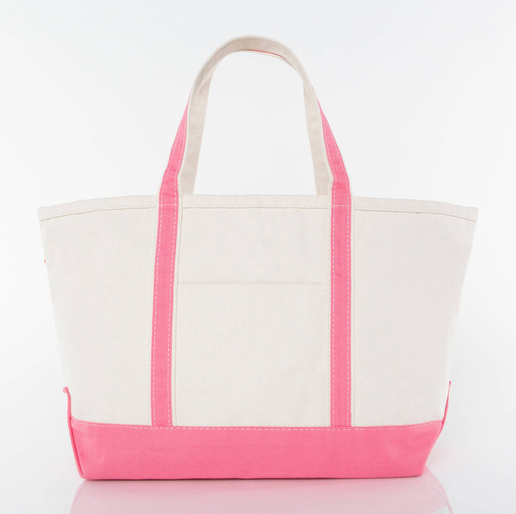 Large Classic Tote: Coral