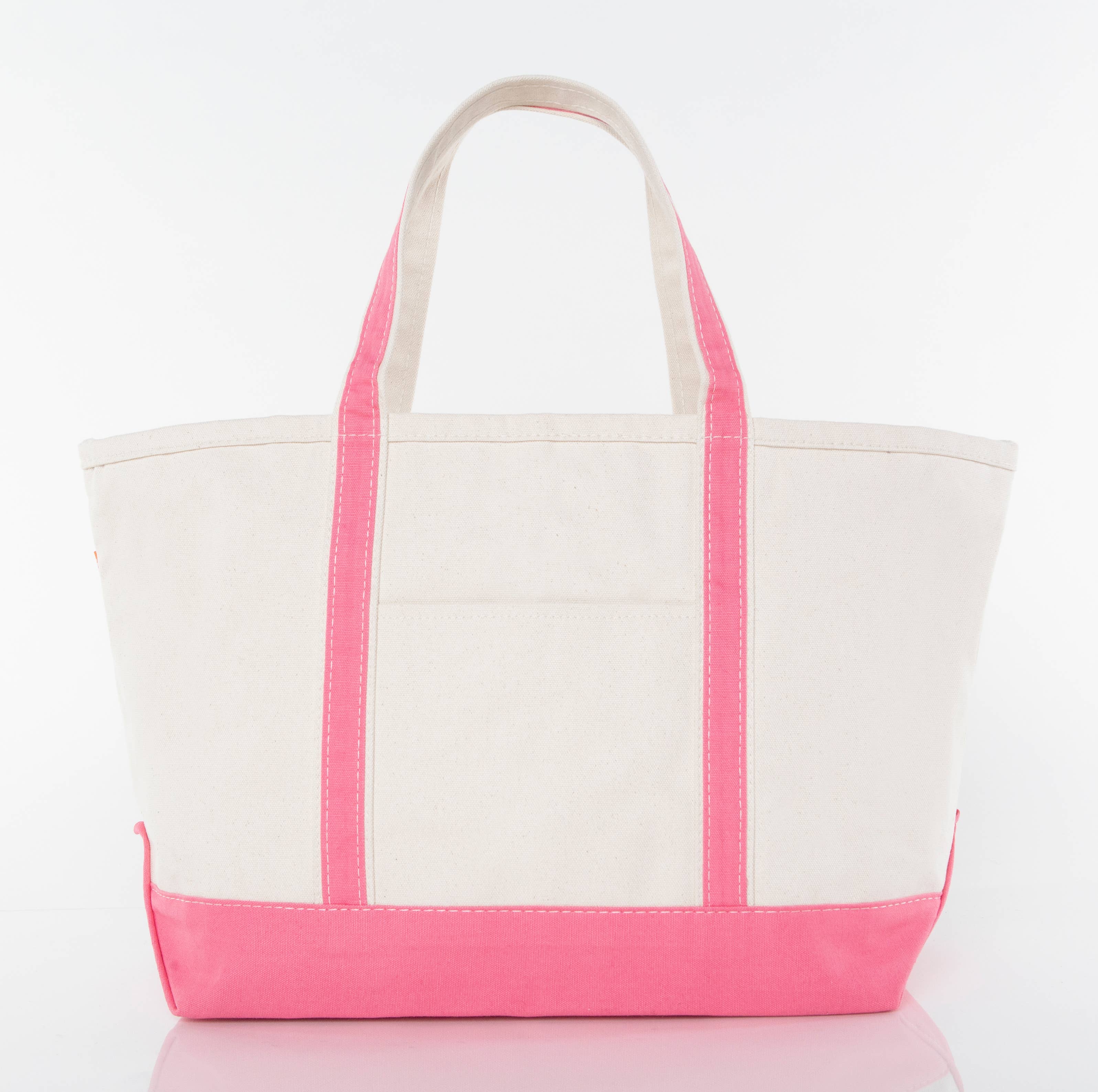 Large Classic Tote: Coral