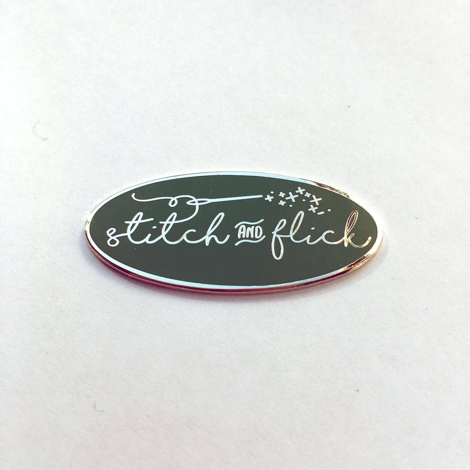 Stitch and Flick Hogwarts House Needle Minders: Green