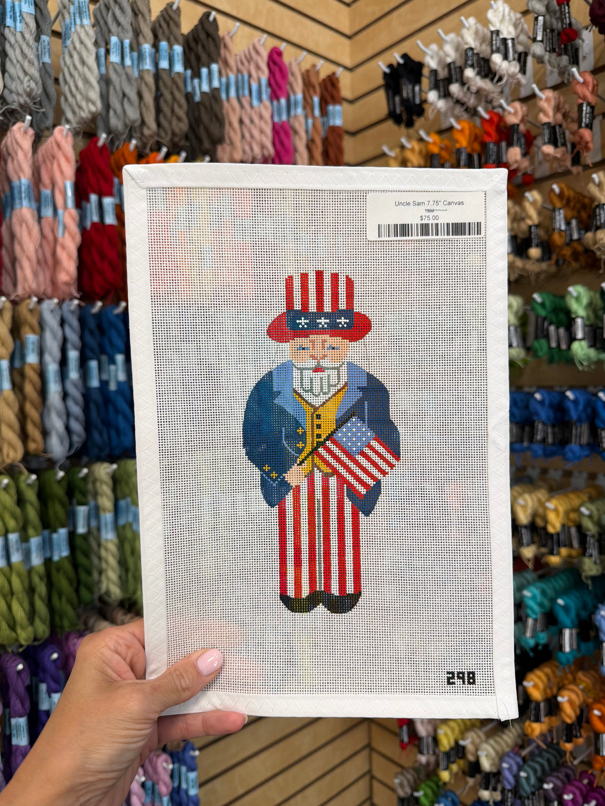 Uncle Sam 7.75" Canvas
