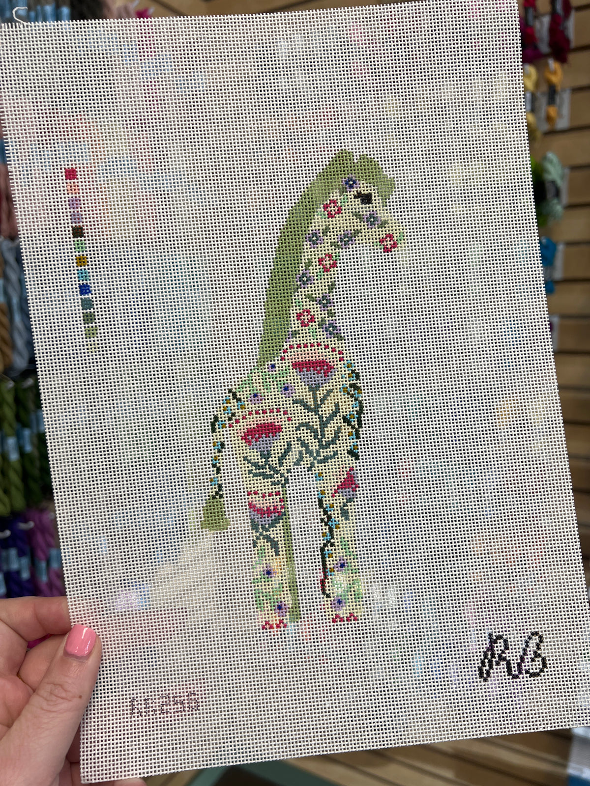 Geraldine the Giraffe Canvas