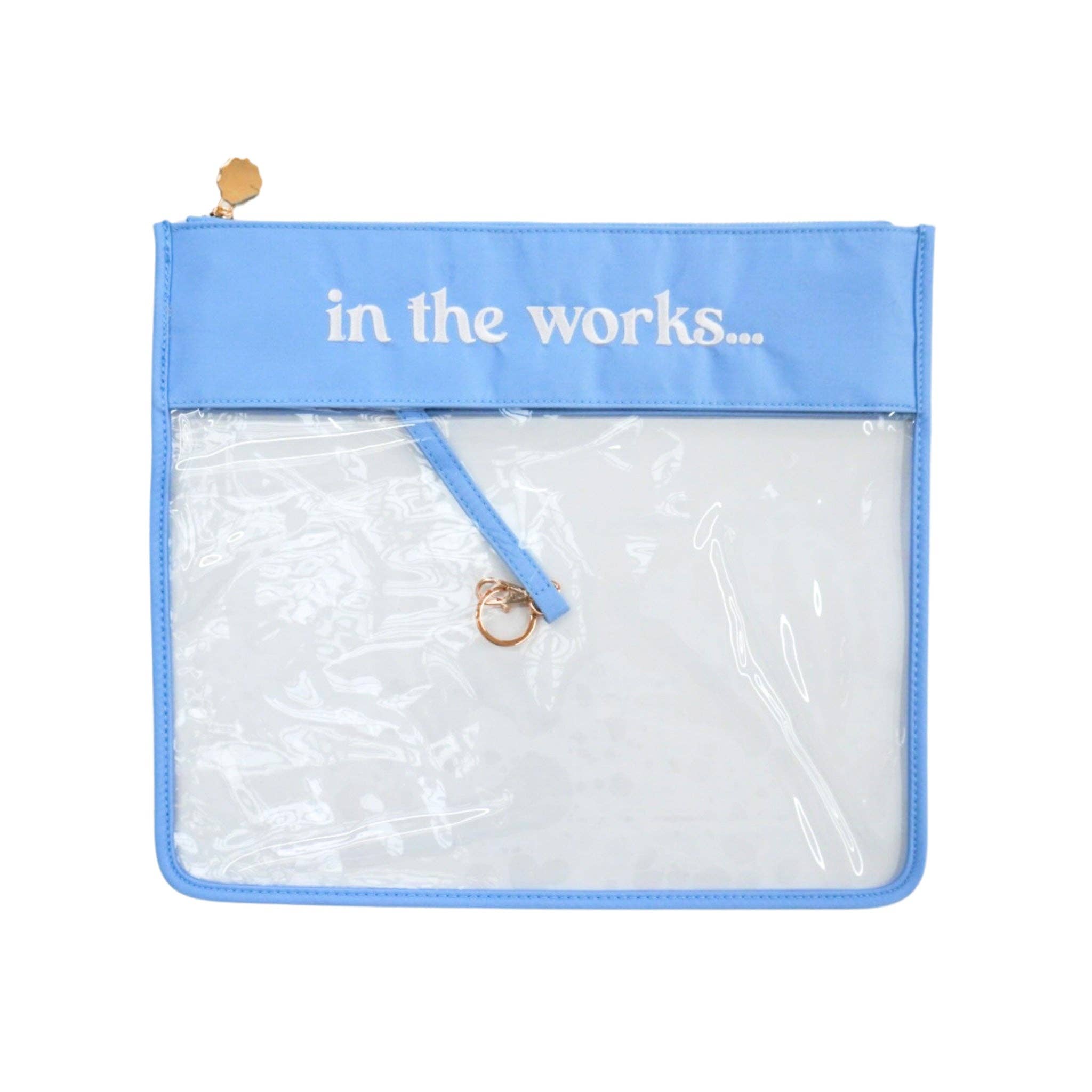 Tiny In The Works Project Bag: Baby Blue