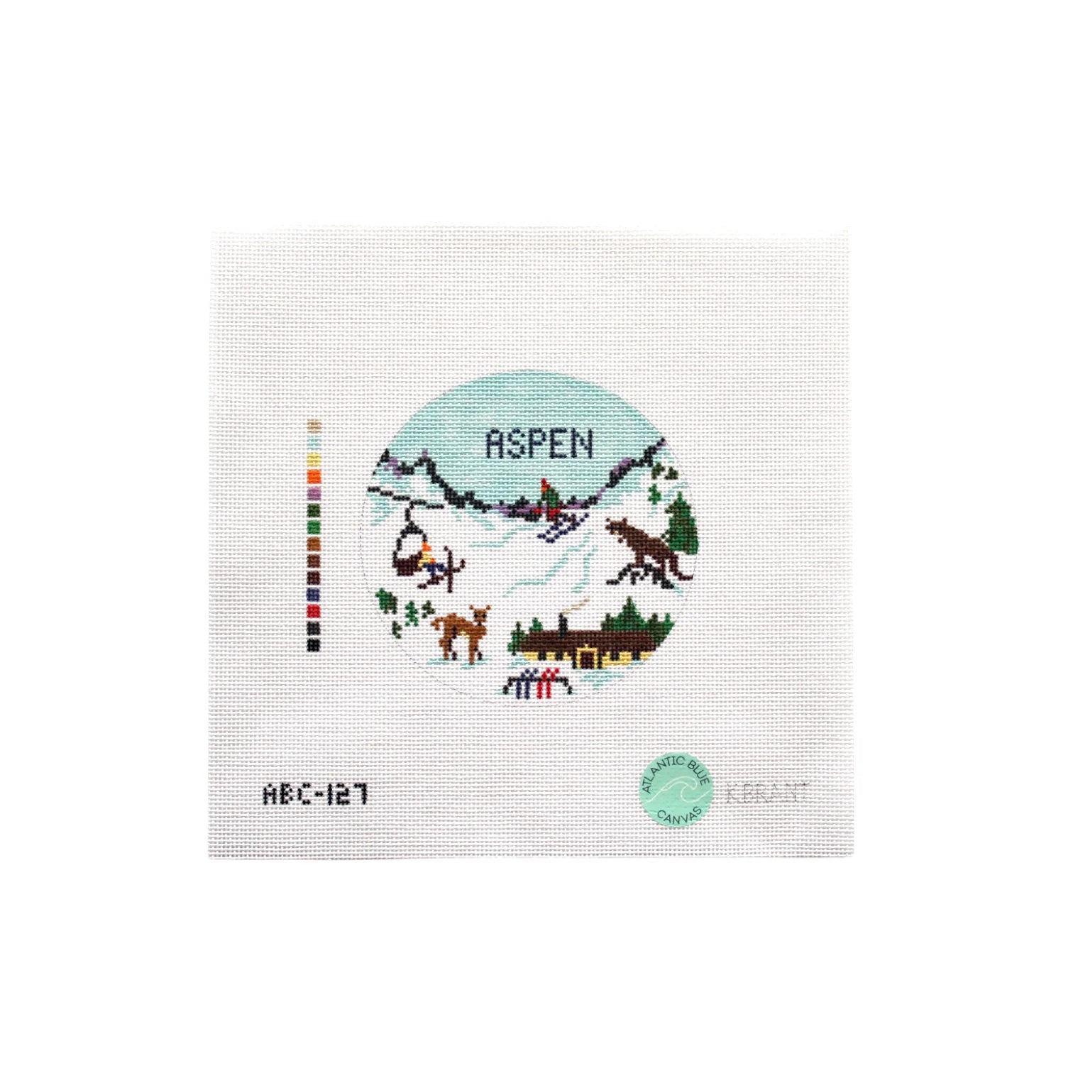 Aspen Travel Round Canvas