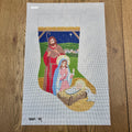 A Child Is Born Stocking Canvas