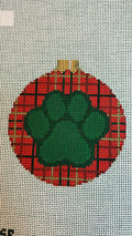 Dog Paw Round Canvas