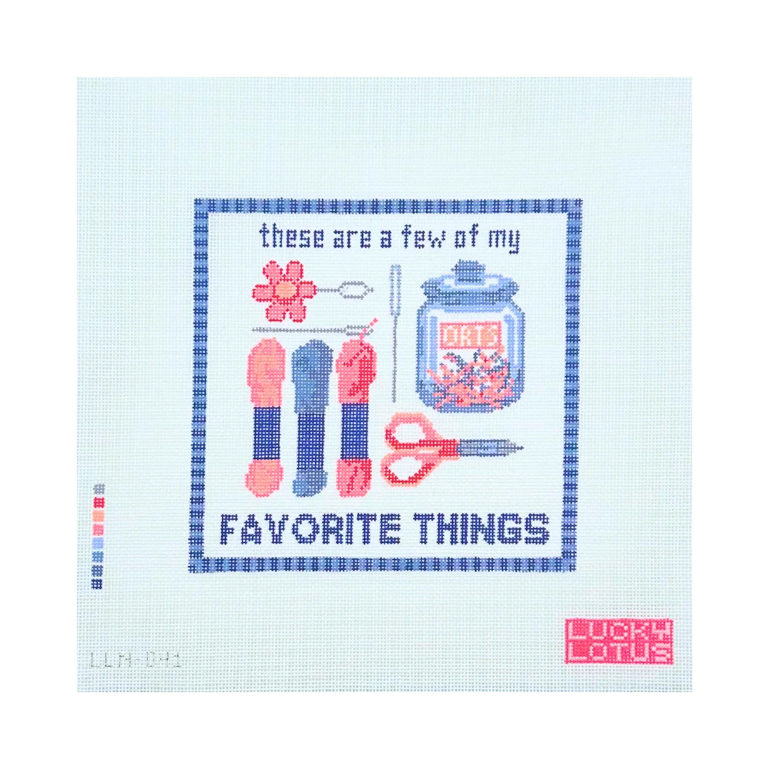 These are a Few of My Favorite Things-Needlpoint Canvas