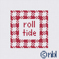 Roll Time Gingham Mini Square (2.2") Canvas
