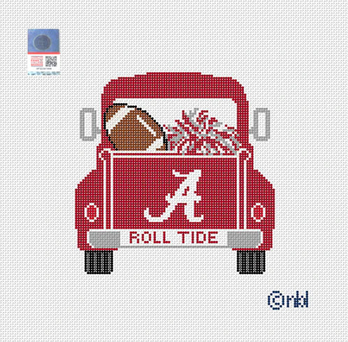Alabama Vintage Truck Canvas